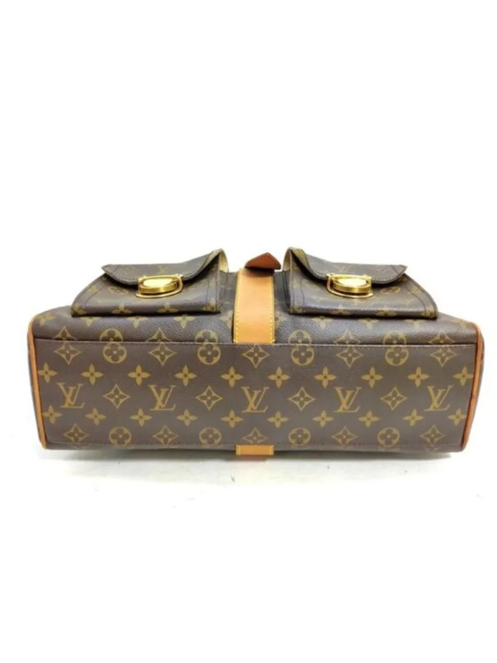 Authentic Louis Vuitton Manhattan GM Monogram Satchel Bag